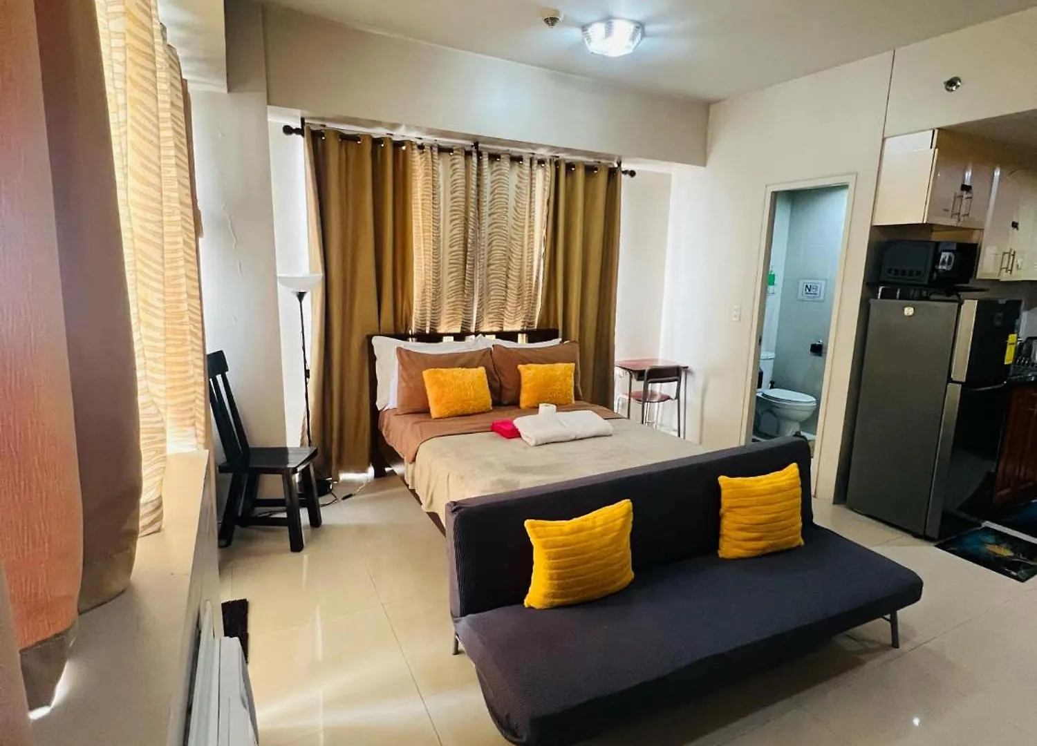Appart hôtel One Palm Tree Villas Condominium - Studio 7Th Fl With Balcony - Across Terminal 3 Airport Pasay